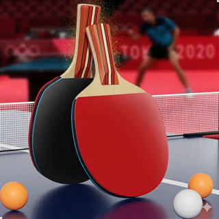 Kit Ping Pong 2 Raquete Tênis de Mesa 3 Bolinha com Estojo Lorben em Oferta na Shopee