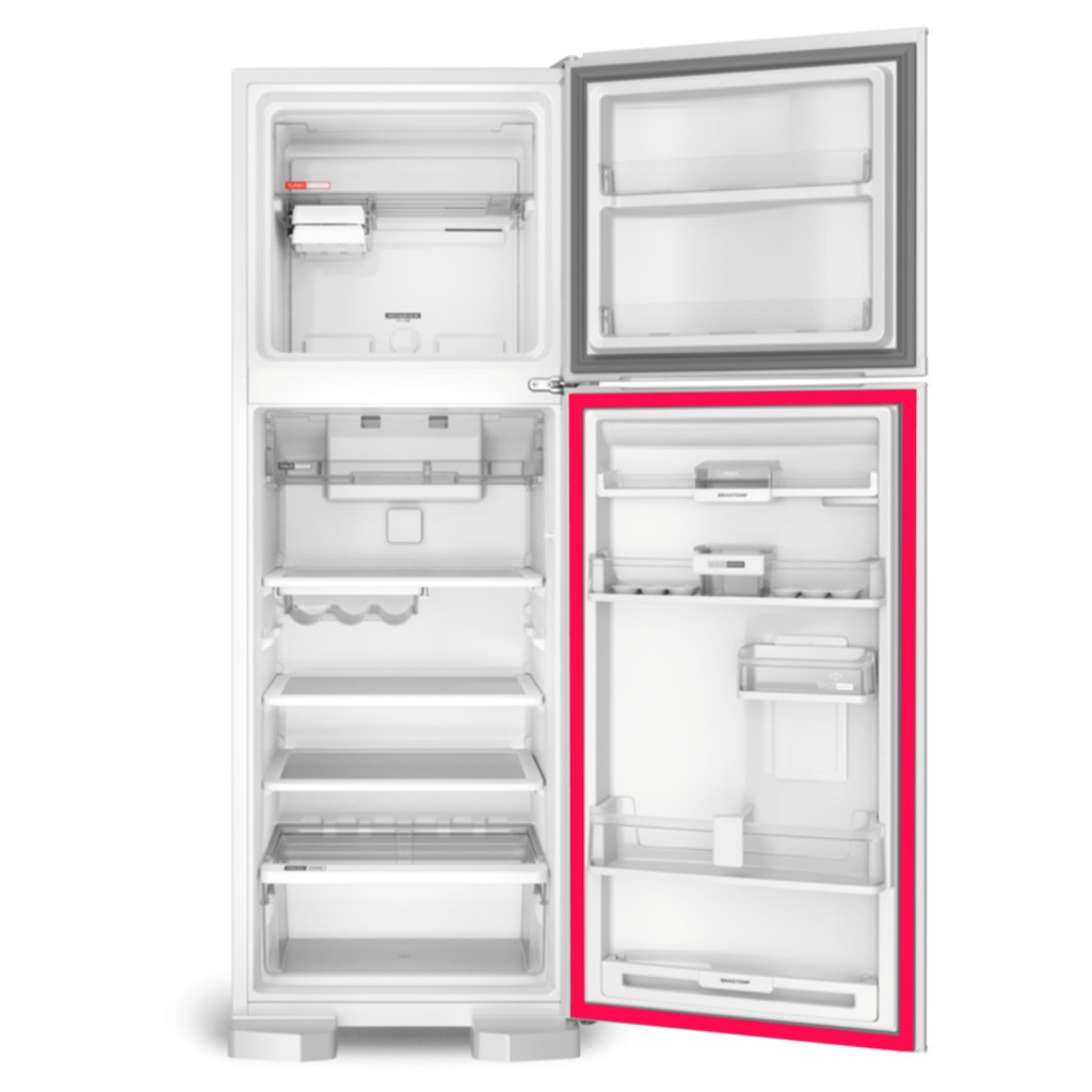 Borracha Gaxeta Para Dako Redk37 Geladeira Refrigerador Porta Inferior - 57x118cm