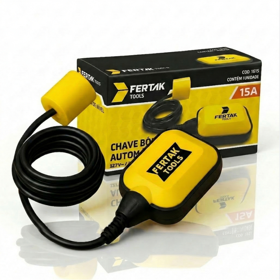 Boia Elétrica Automática Regulador Nível Caixa Água Poço 15A