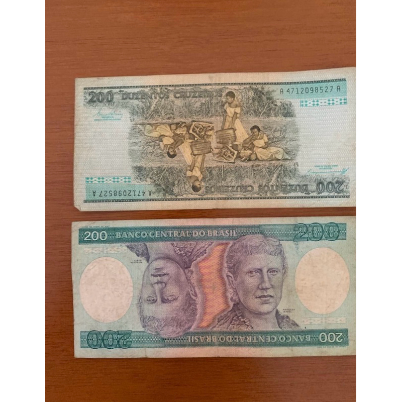 cédula 200 cruzeiros 1981- Princesa Isabel
