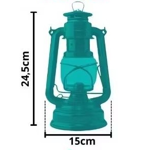 Lampião A Querosene Lamparina Luminária 200ml Iluminação Suave