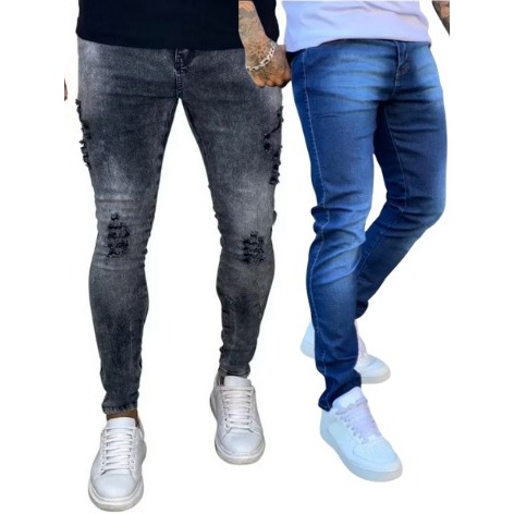 Kit 2 Calças Masculina com Elastano - Premium Super Confortável