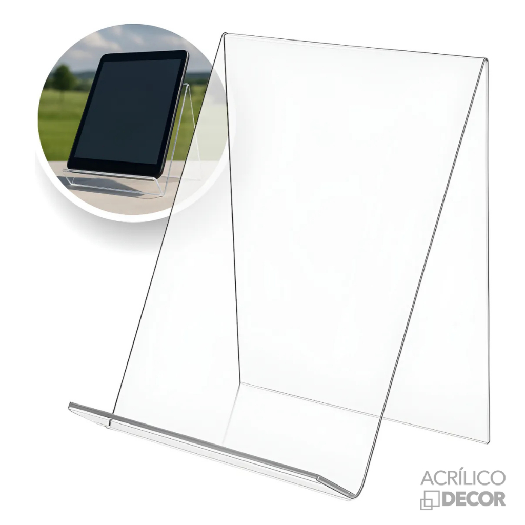 Expositor de Livros em Acrilico - Organizador para livros, mangá, agendas - De mesa, Decoração