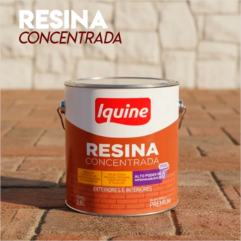 Resina Concentrada Incolor Total Proteção P/ Telha E Tijolo 3,6l