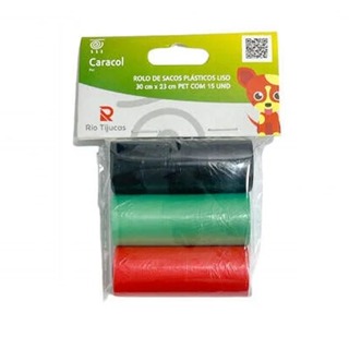 Kit 45 sacos Refil Saquinho Lixo Cata Caca Pet Coletor Higiênico Biodegradável Passeio e Higiene em Oferta na Shopee