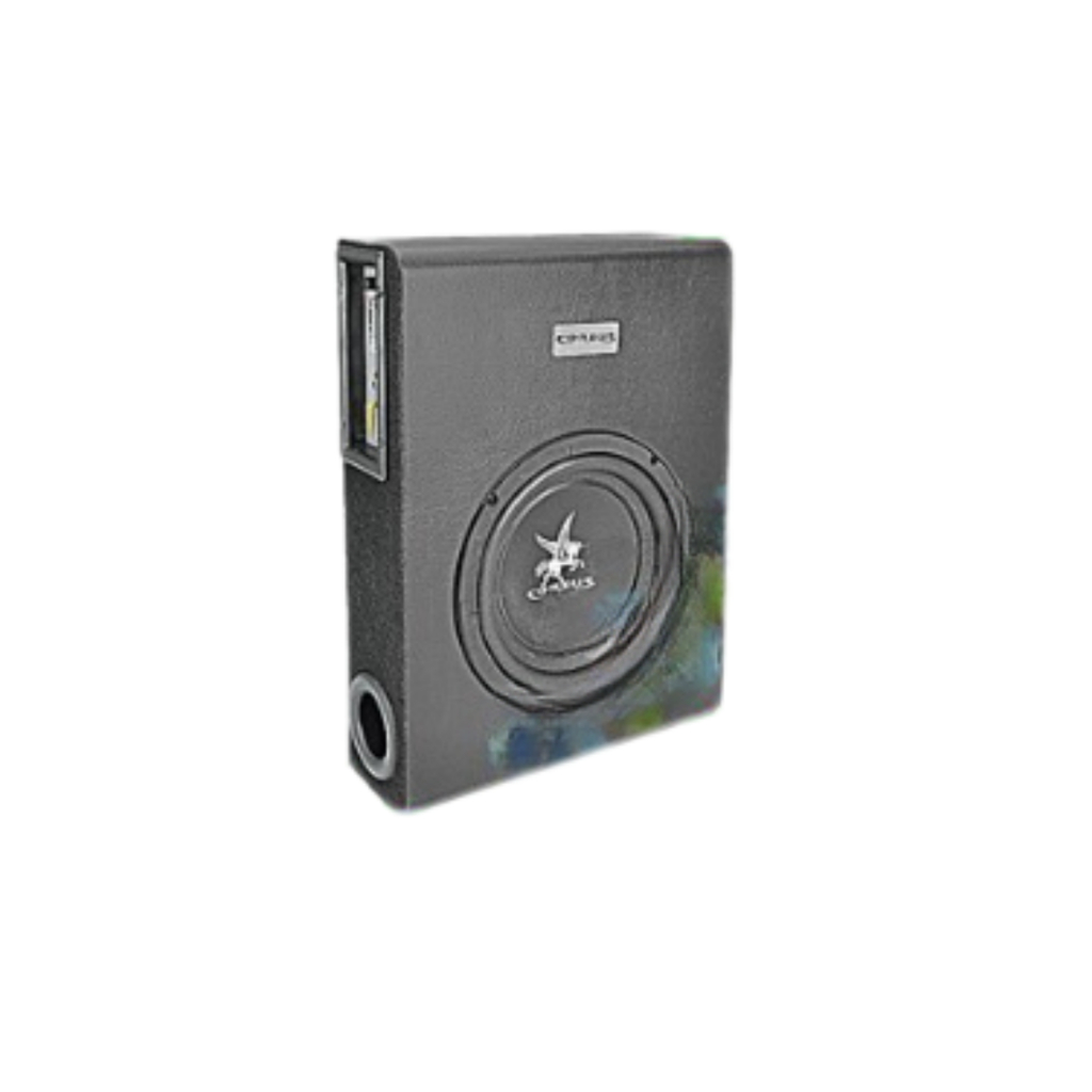 CAIXA SLIM AMPLIFICADA + SUB-WOOFER 8" 200W RMS