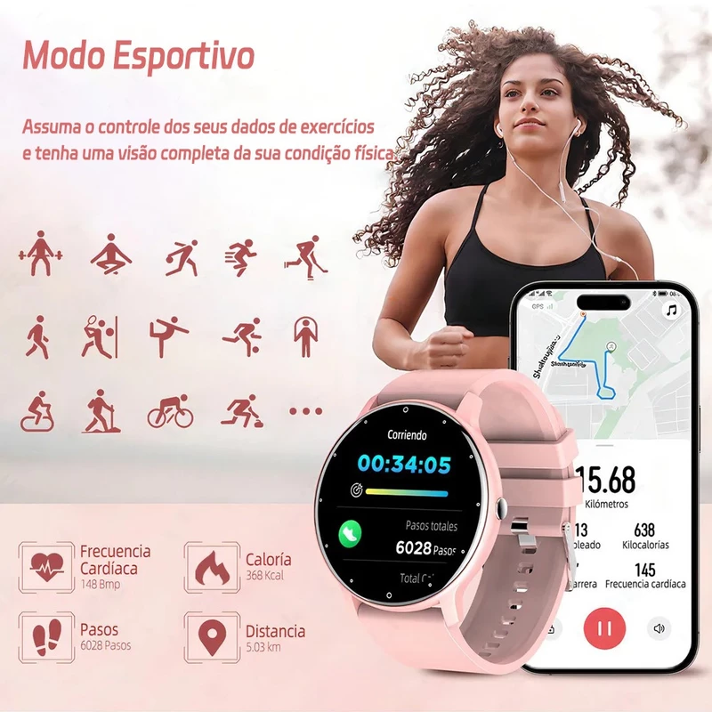 Smartwatch Jioye Relógio Inteligente — foto 7