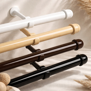 Kit Varão para Cortina 19mm 1,5 Metro Completo Premium Elegante com Suporte e Ponteira em Oferta na Shopee