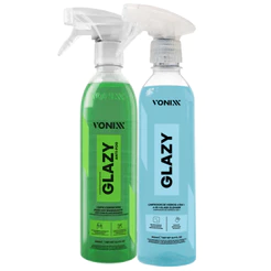 Kit Vonixx Antiembaçante Glazy Anti-fog + Glazy Limpa Vidros