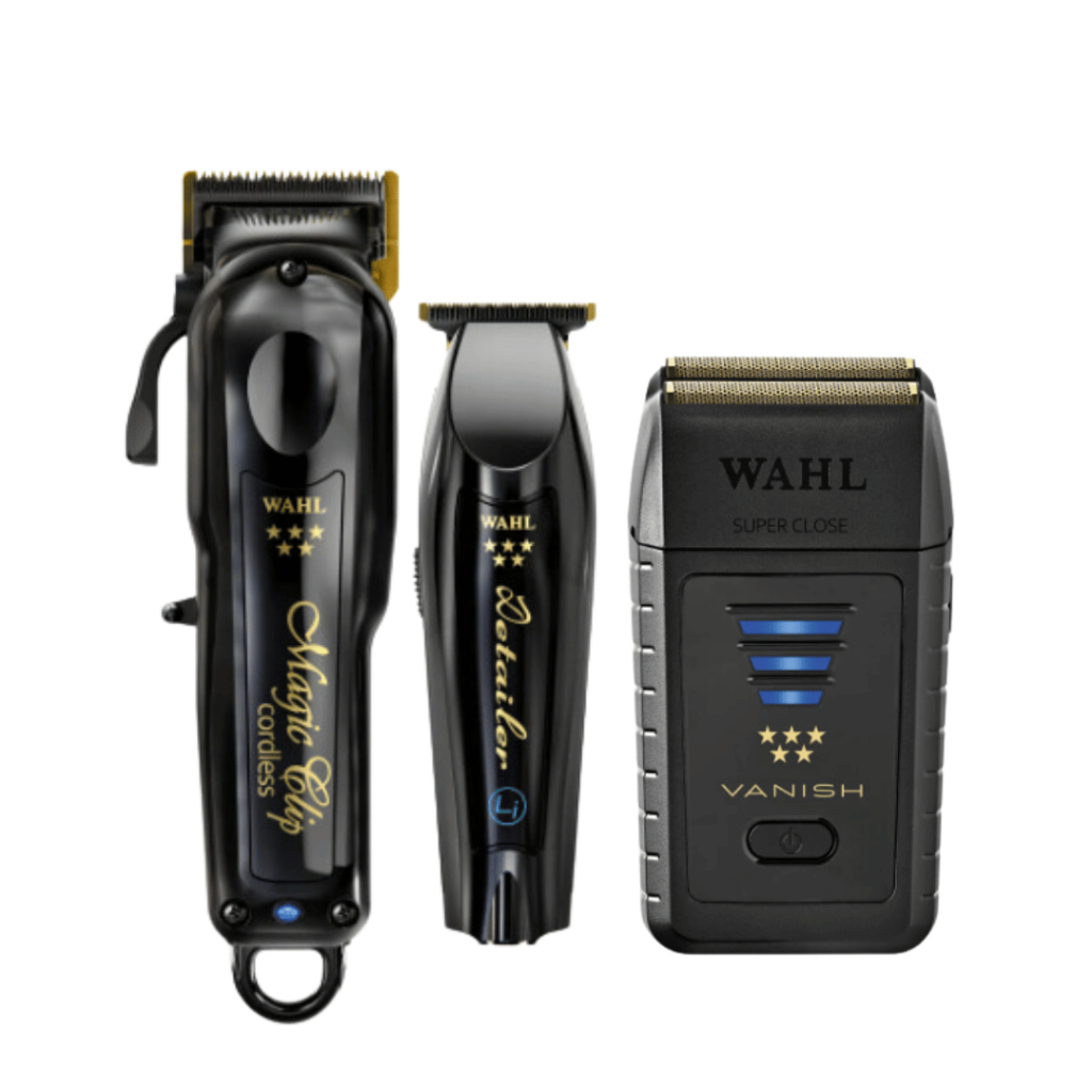 Kit Wahl | Barber Combo Cordless + Vanish Shaver Bivolt | Profissional | Sem Fio | Original