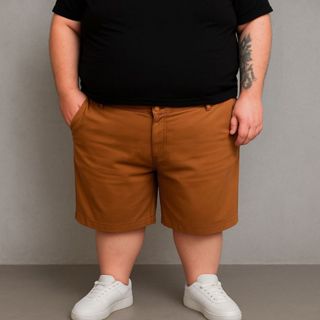Bermuda Sarja Masculina Plus Size 60 Ao 66 Extra GG em Oferta na Shopee