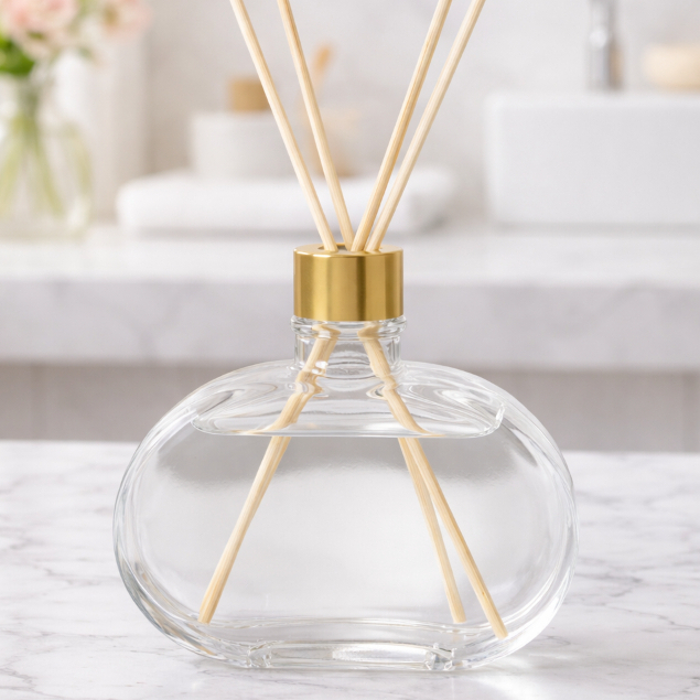 Aromatizador em Vidro Luxo Jolie Transparente 300ml