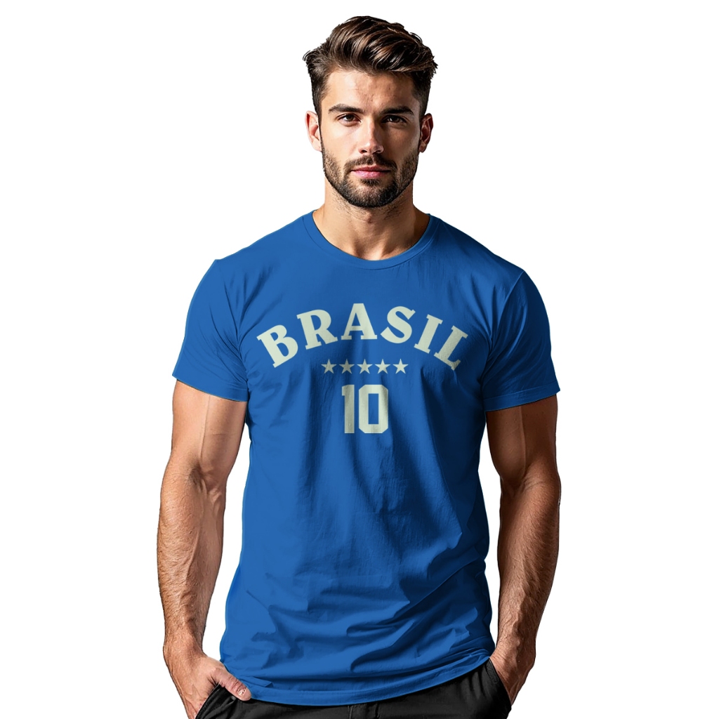 Camiseta blusa Futebol Brasil Seleção Brasileira Brazil 26