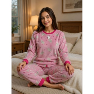Pijama quentinho adulto flecce. em Oferta na Shopee