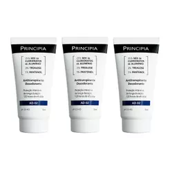 Principia Kit 3 unidades Antitranspirantes Desodorante AD-02