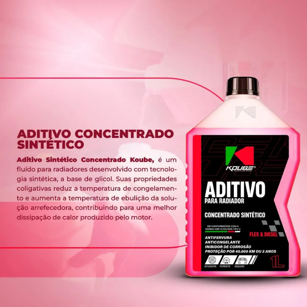 Kit 2 Galão de Água Desmineralizada 5 Litros + Aditivo Radiador Koube — imagem 2 de 2