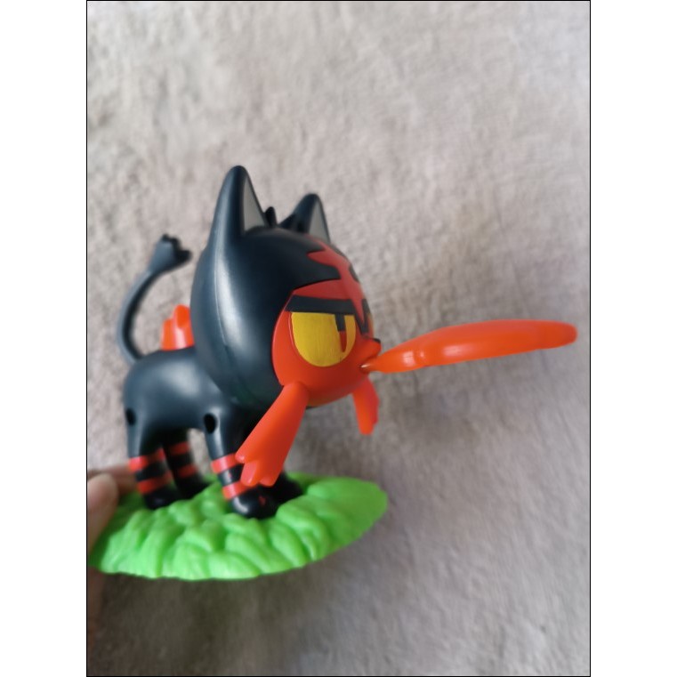 Colecionável Pokémon: Litten Completo (Base + Lança Chamas + Luz) McDonald's2017 Pokémon Sun e Moon - Raríssimo!!!