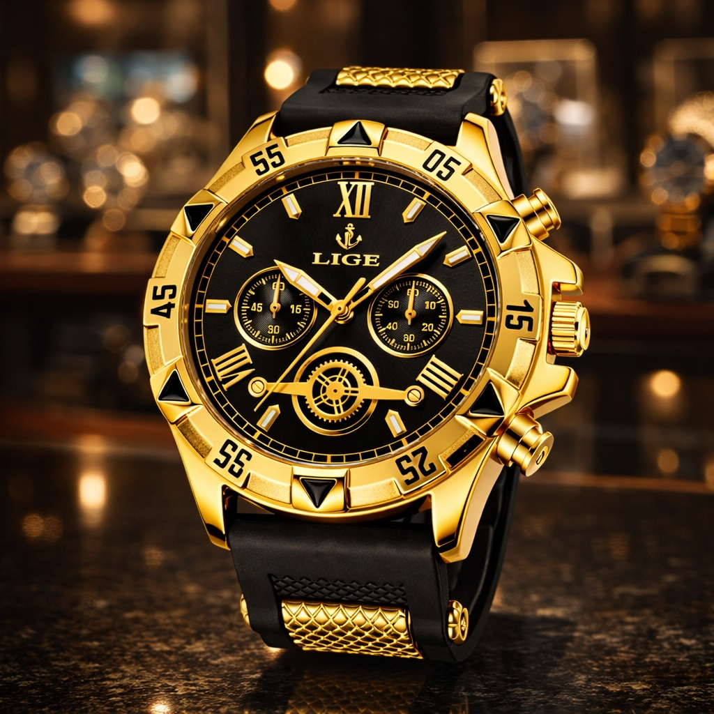 Relógio Masculino a Prova d água De Luxo Moda Original em Oferta na Shopee