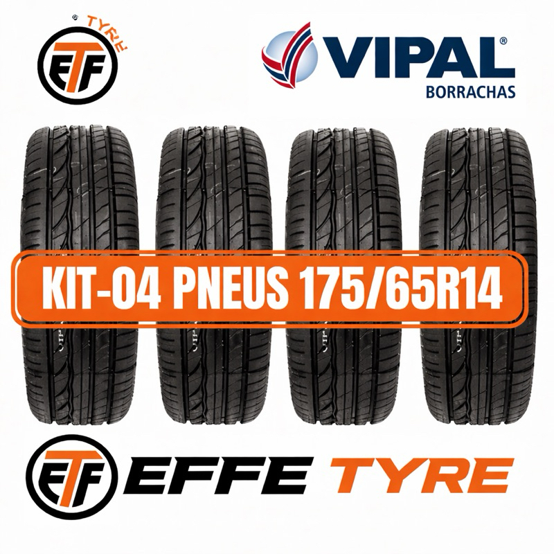 Jogo Com 4 ou 2 Pneus 175/70 R14 Remold Premium Vipal Desenho Pirelli Aro 14 Com Garantia INMETRO