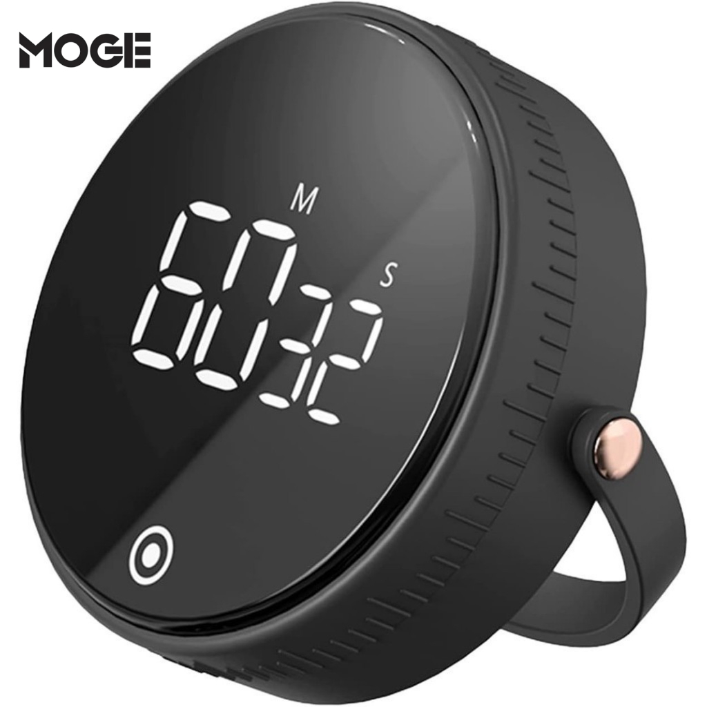 Temporizador de Cozinha Digital Magnético 99 Minutos | Timer Alarme LCD