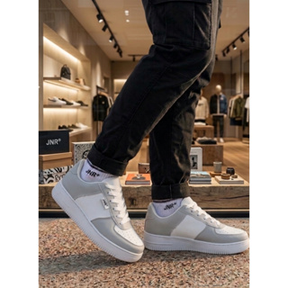 Tênis Unissex Branco Cinza Feminino Casual 34 ao 43 Conforto Durável em Oferta na Shopee