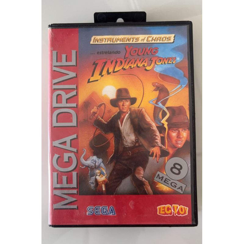 Fita Young Indiana Jones - Mega Drive
