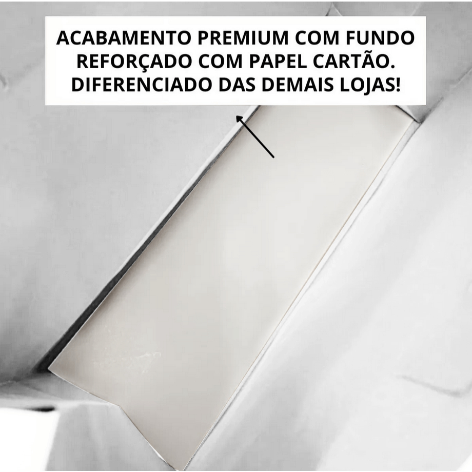 Sacola Papel P Pequena Vermelha 22x17x9 cm 20 Unidades — imagem 2 de 2