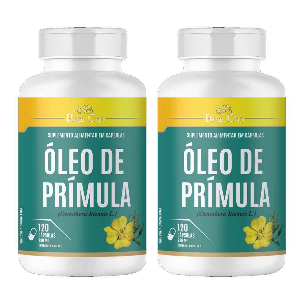 Óleo De Prímula 500 Mg - Kit 2 Potes 120 Cápsulas - TPM