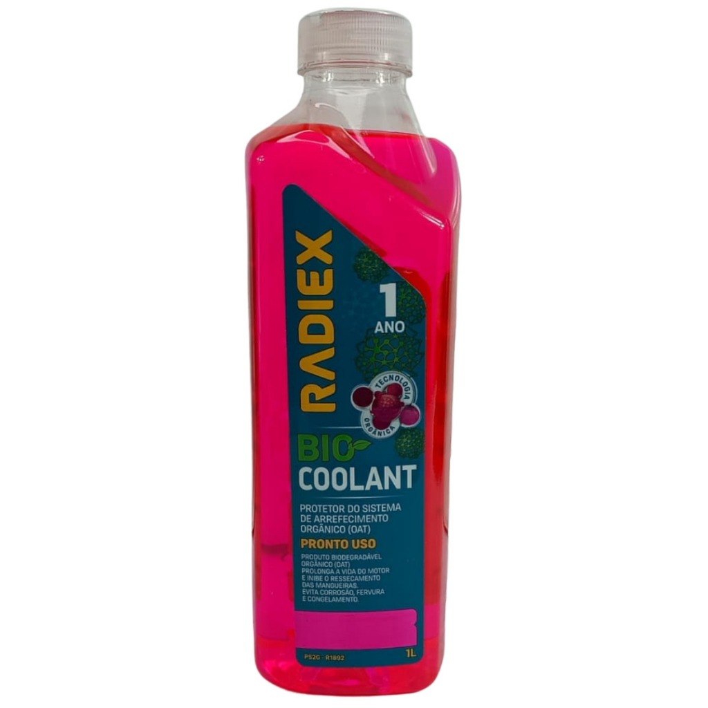 Aditivo Protetor Radiador Pronto Uso Rosa 1 Litro - Radiex R1892