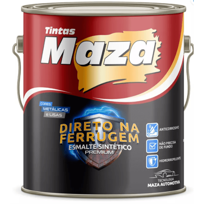Esmalte Direto Na Ferrugem Maza 3,6L Diversas Cores