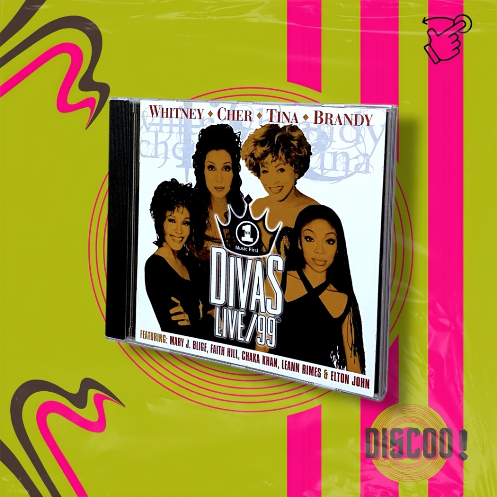 CD VH1 DIVAS LIVE / 99 | ◆ WHITNEY ◆ CHER ◆ TINA ◆ BRANDY ◆ featuring Mary J. Blige, Faith Hill, Chaka Khan, Leann Rimes