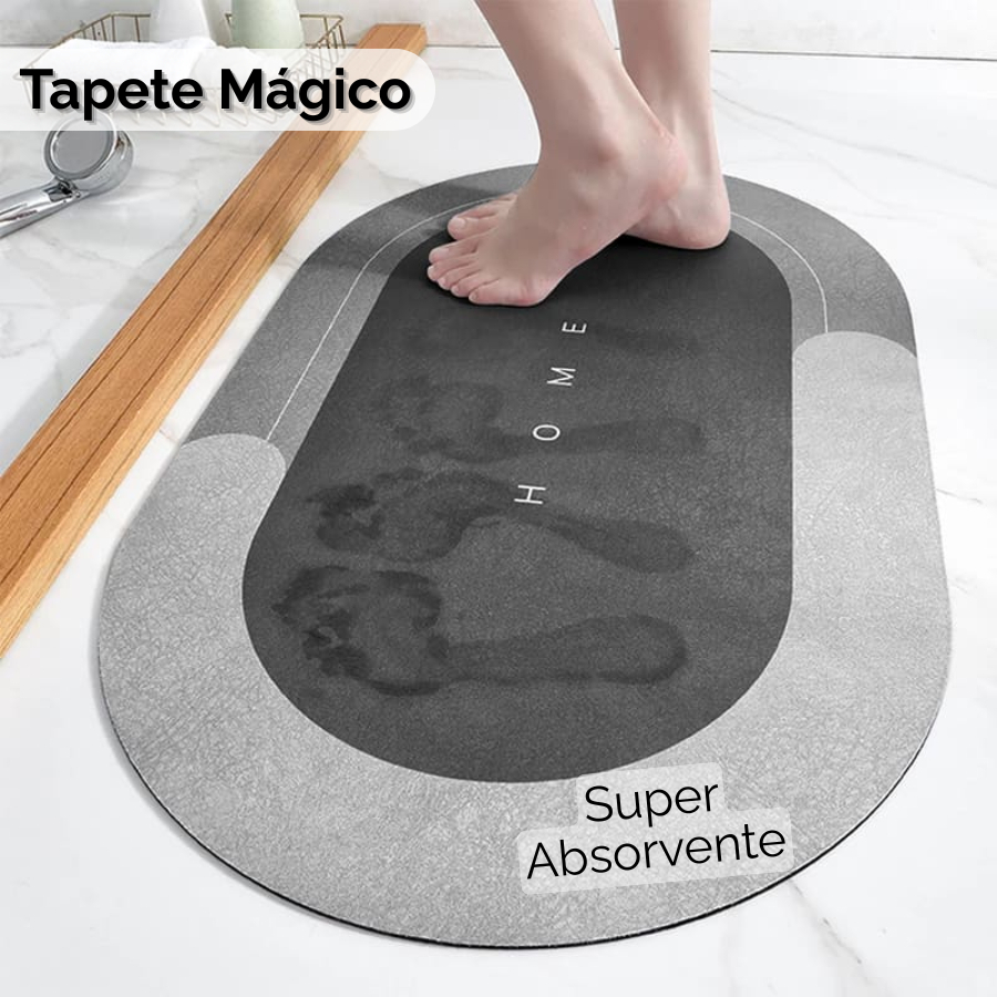 Detalhes do Tapete de Banheiro Absorvente Antiderrapante Secagem Rápida