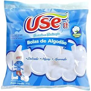 Bola de Algodão Use It com Alta Absorção e Maciez