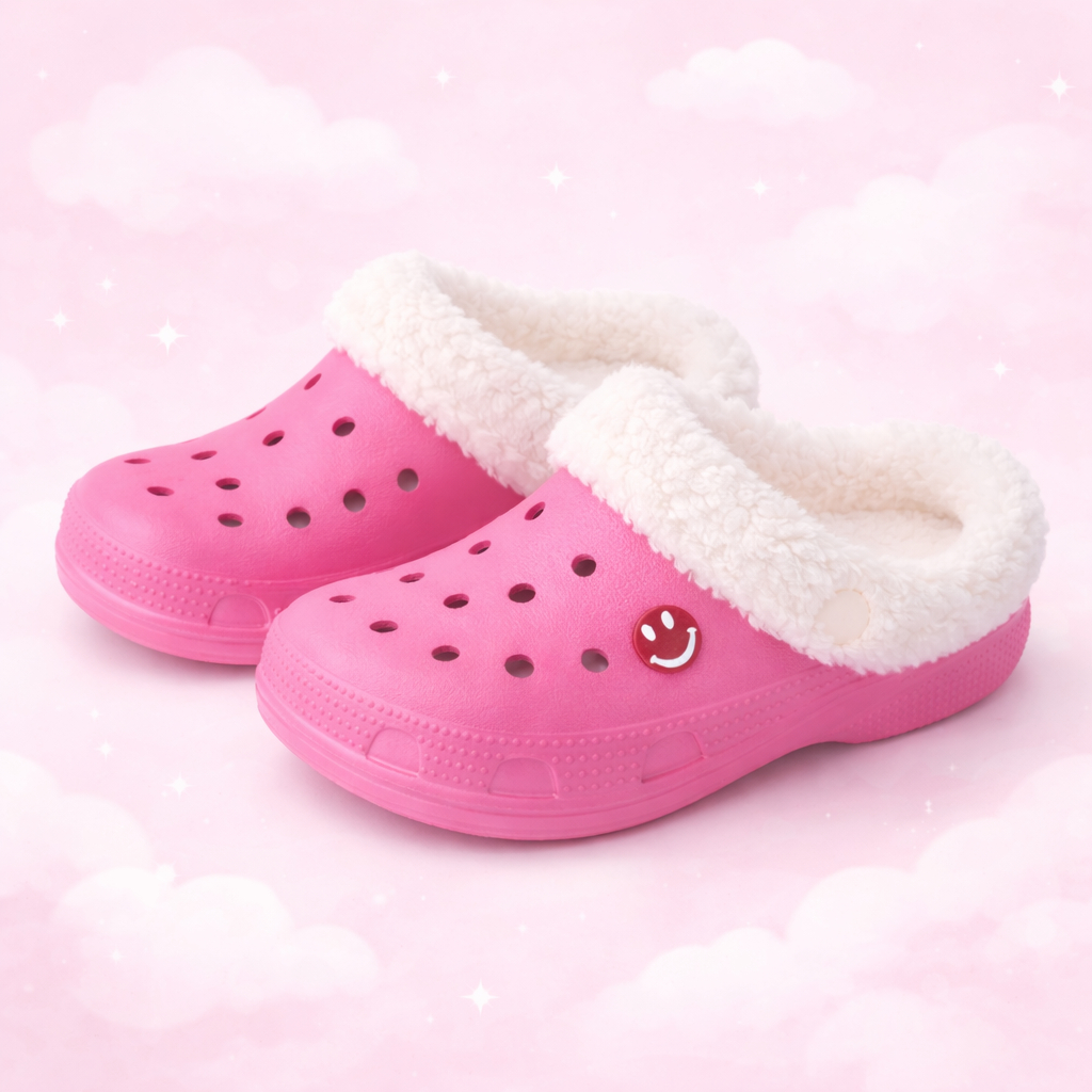 Babuche Pantufa Pelo Infantil Adulto Feminino Yvate 101