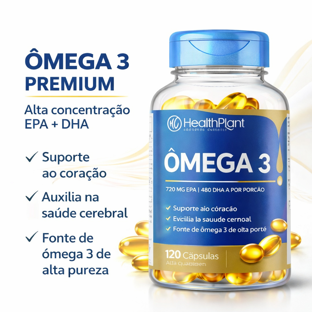 Omega 3 1400mg Super Concentrado 120 Cápsulas