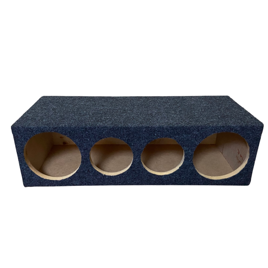 Caixa Corneteira Vazia P/ 2 Cornetas 2 Tweeter Bocal Longo/Curto Som Automotivo Mdf