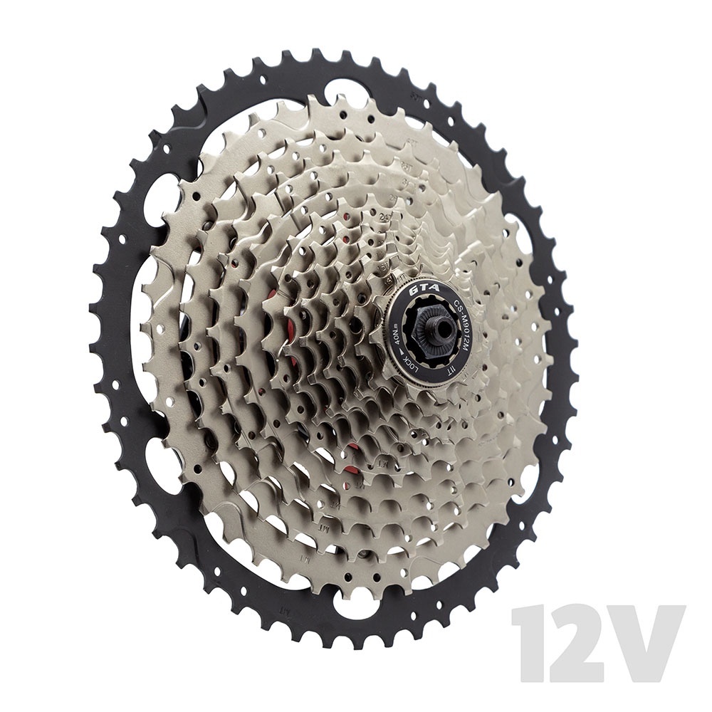 Catraca Cassete K7 GTA 12v 11-50 Dentes Bicicleta Bike Mtb Single Compatível Shimano