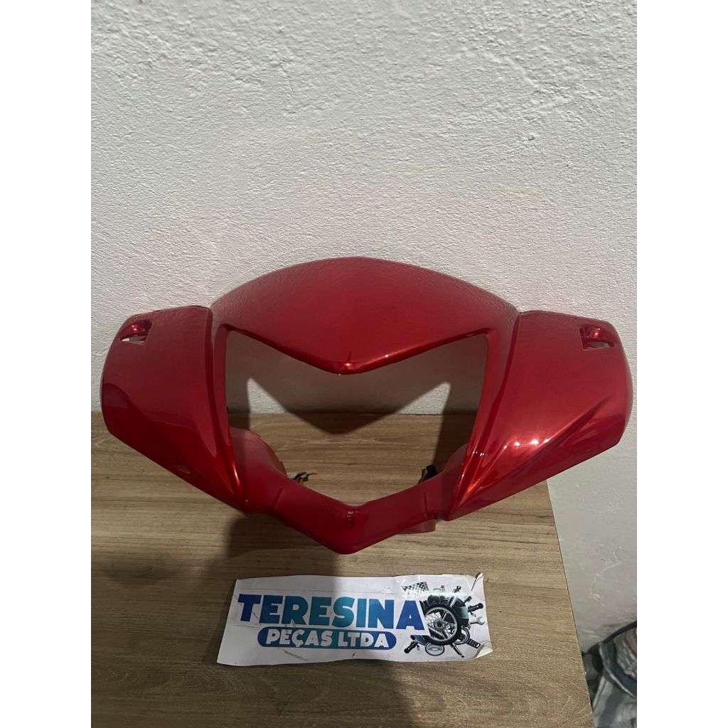 Carenagem Farol Shineray Jet 50cc Vermelho