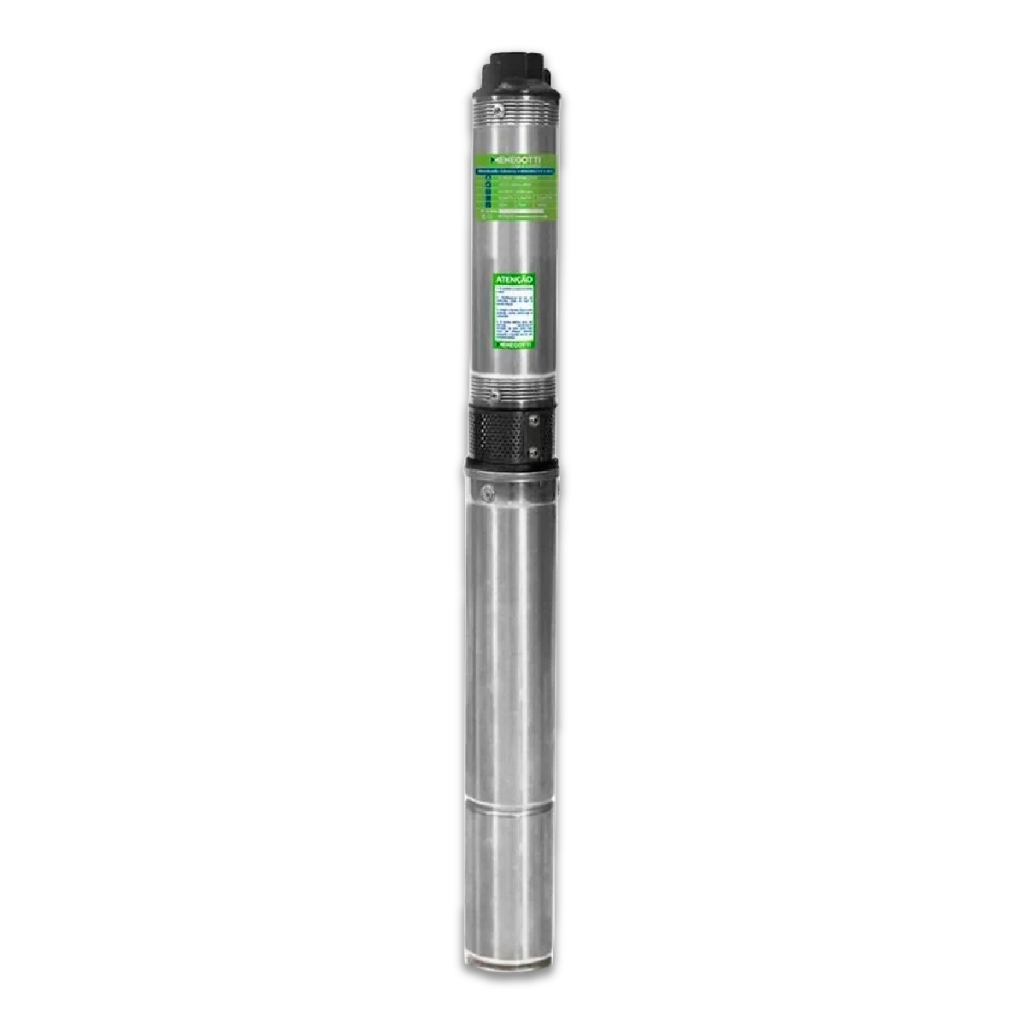 Motobomba Submersa Menegotti 1.5CV M3SDIM2/23 Bomba D'Água Limpa Drenagem 127V ou 220V
