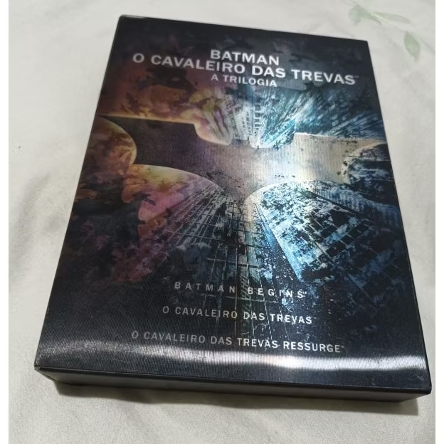 DVD A  trilogia Batman: O Cavaleiro das Trevas (The Dark Knight Trilogy)