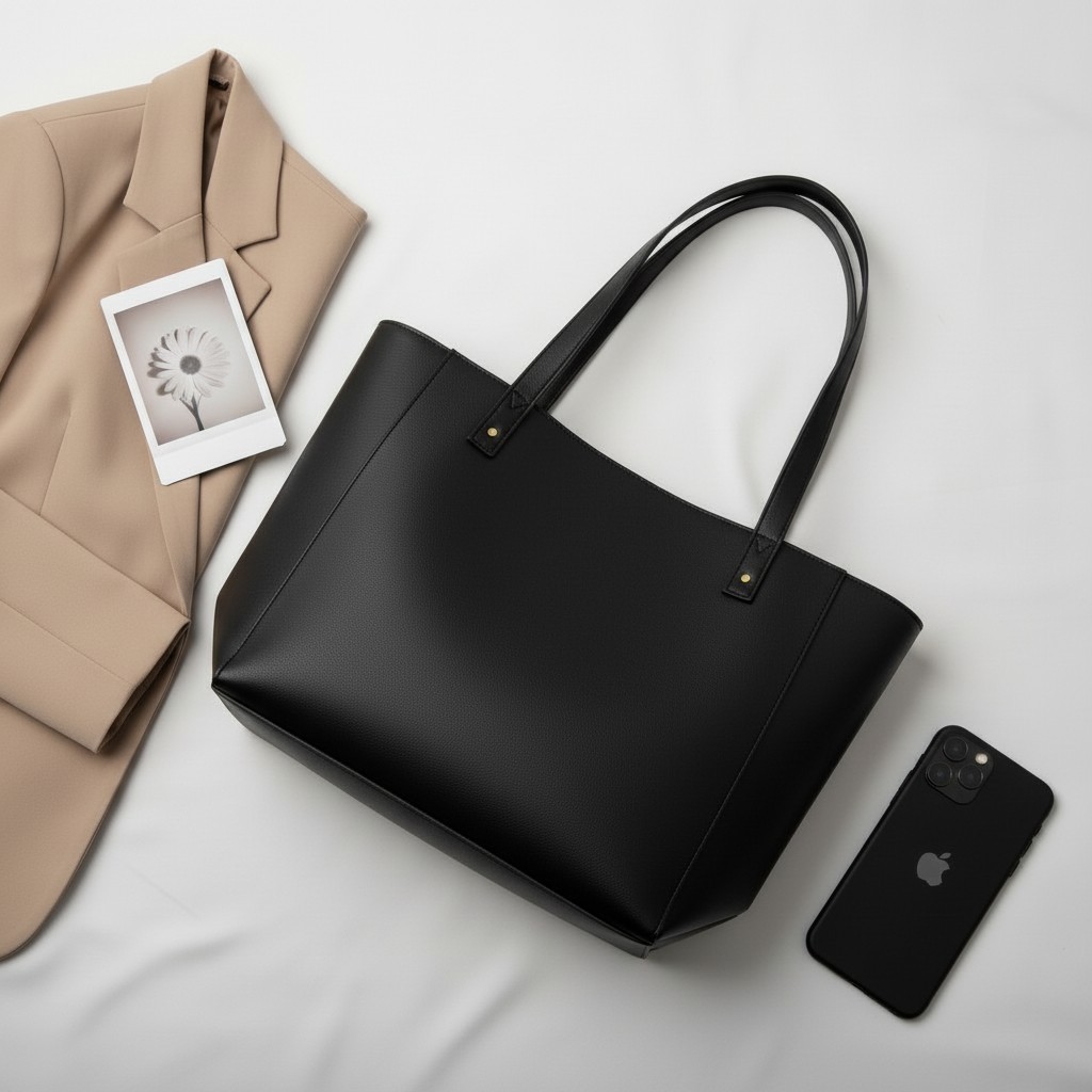 Bolsa London Feminina Tote Grande Elegante com Alça Dupla – Espaçosa e Versátil para o Dia a Dia