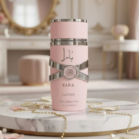 Kit de 1 Ate Perfumes Yara Eau de Parfum Feminino 100ml LATTAFA Arabe - Floral Oriental Luxo