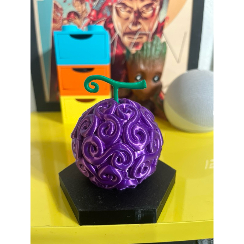 Akuma No Mi - Gomu Gomu em PLA fruta do Luffy 12CM - One Piece