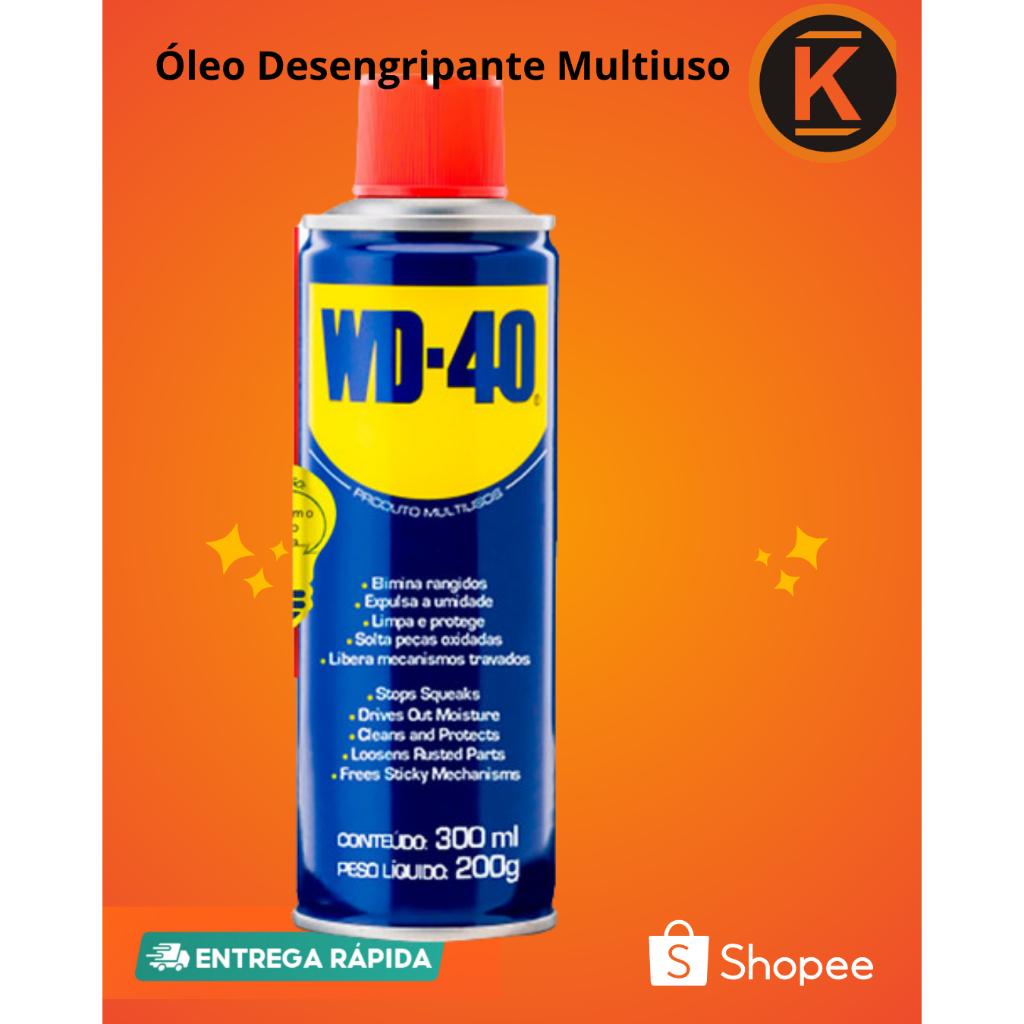 Óleo Lubrificante Desengripante Multiuso 300 Ml - Wd-40