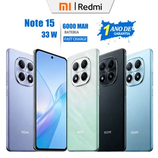 Celular Xiaomi Redmi Note 15 4G NFC 256GB 8RAM ela 6.77" Câmera 108MP 6000mAh Original Nota Fiscal em Oferta na Shopee