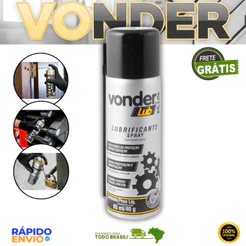 Lubrificante Desingripante Protetor Spray Contra Oxidação Reduz Atrito 300ml/200g Vonder Plus Oferta