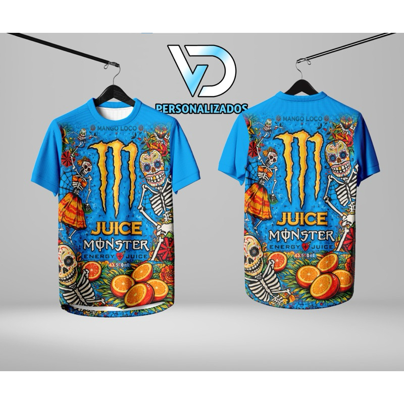 Camiseta Monster Energético sabores