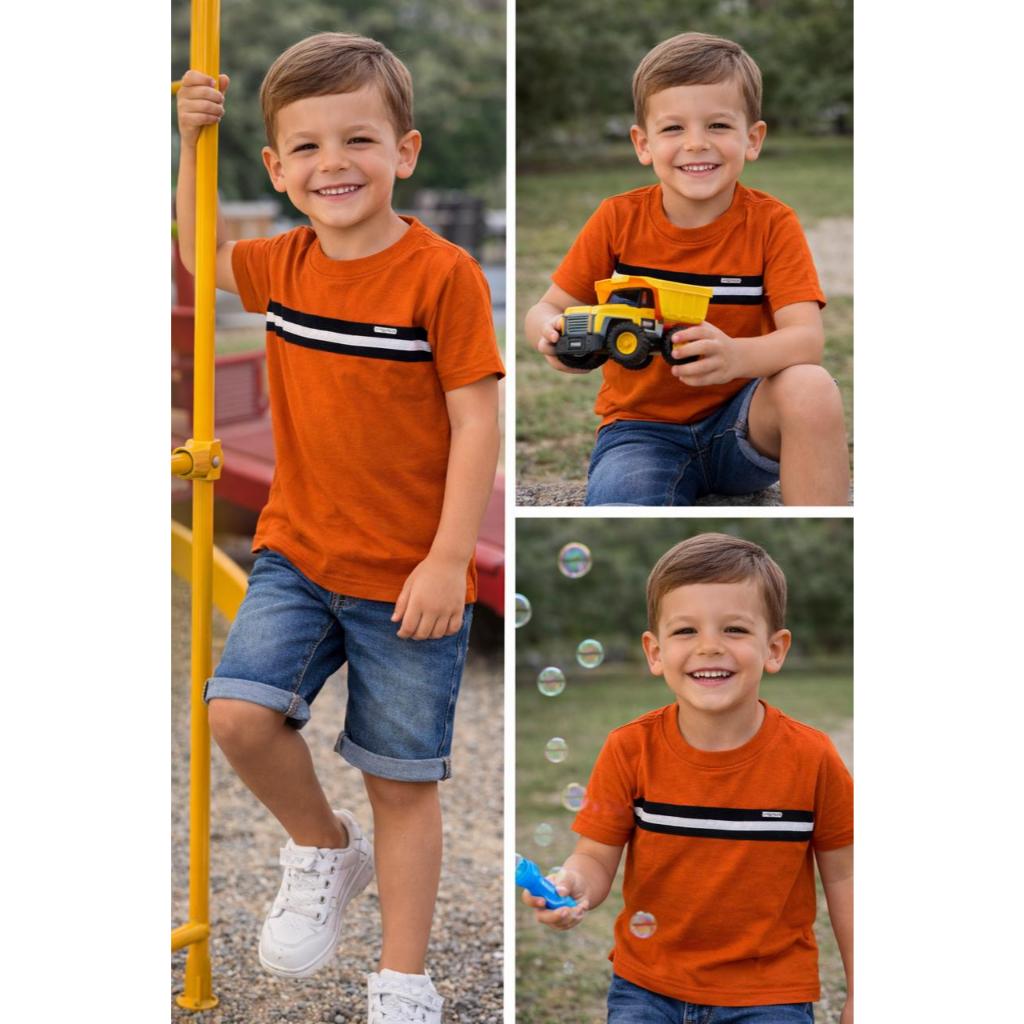 Camiseta Infantil Masculina Algodão Confortável Estampada e Básica Menino