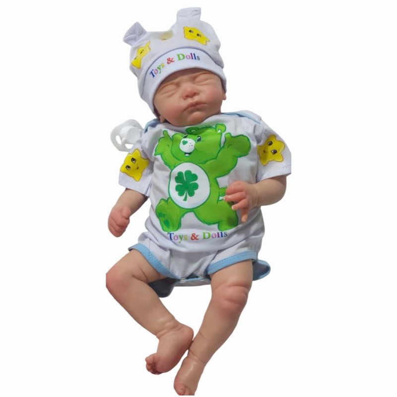 bebê reborn realista corpo em tecido 47cm importado igual a foto