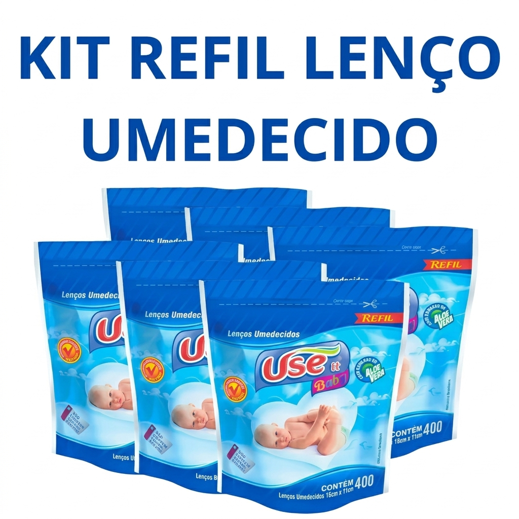 Kit Lenços Umedecidos Refil Use It Baby